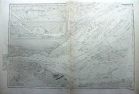 antique chart of the River Thames